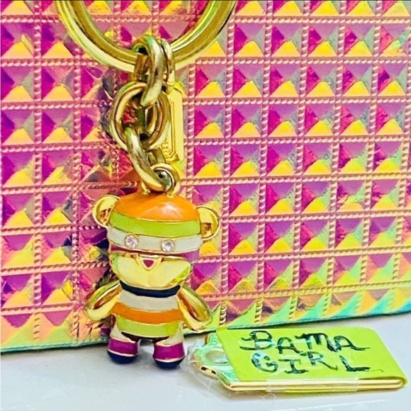 Coach Rainbow Bear Keychain/ Bag Charm - Picture 10 of 13